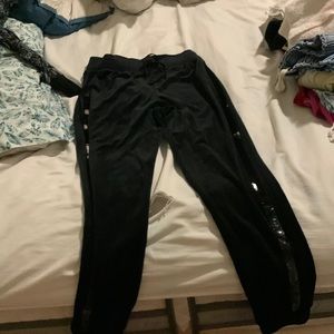 Joggers with sequence